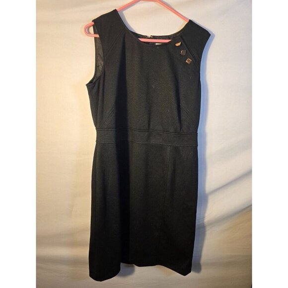 Charter Club Petite 16P 16 Black Career Office Dress Classic Structured - Picture 1 of 2